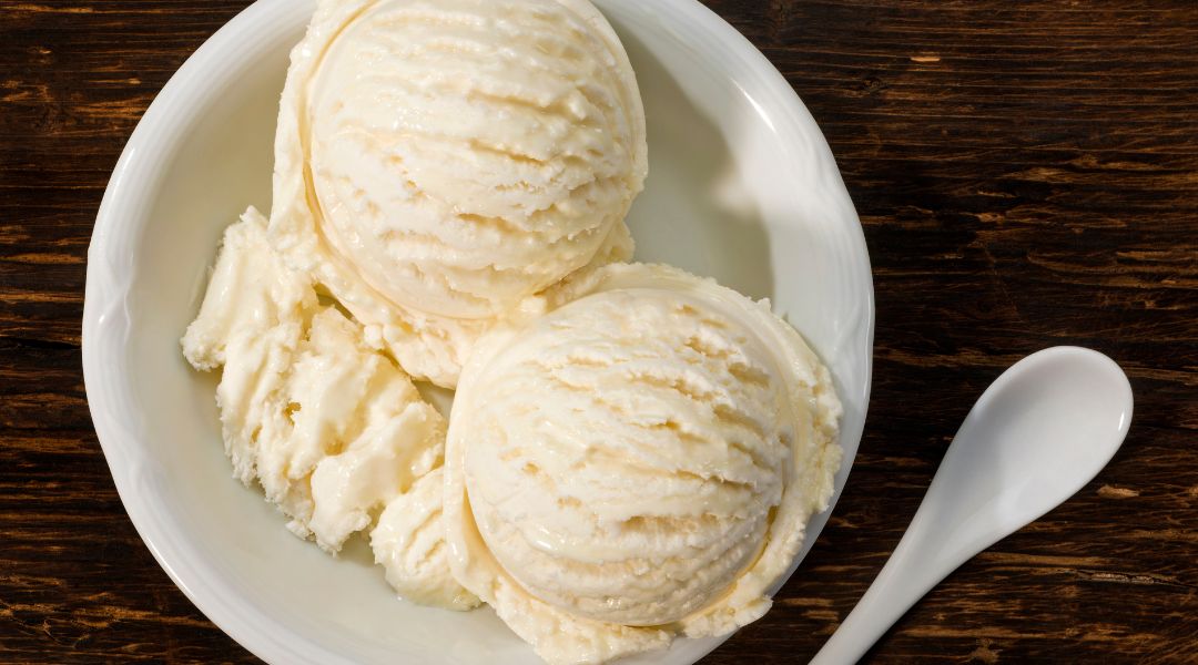 Quick and Easy Vanilla ice cream